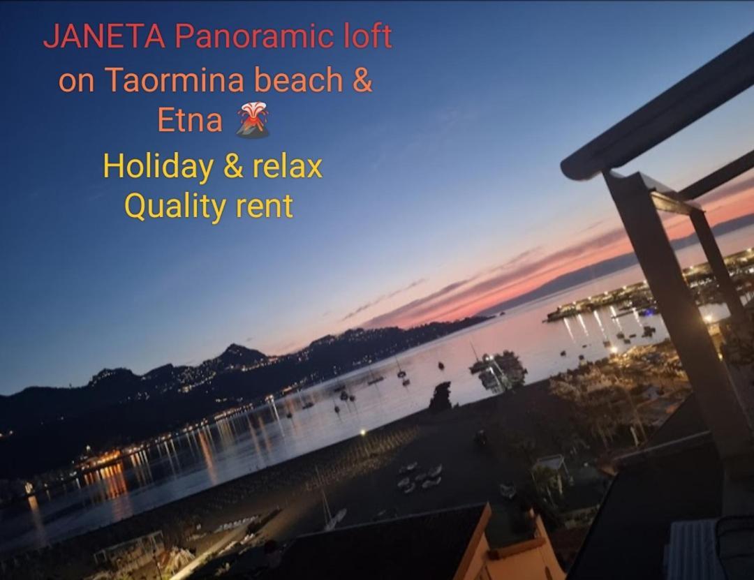 Janeta Panoramic Loft Appartement Giardini-Naxos Buitenkant foto